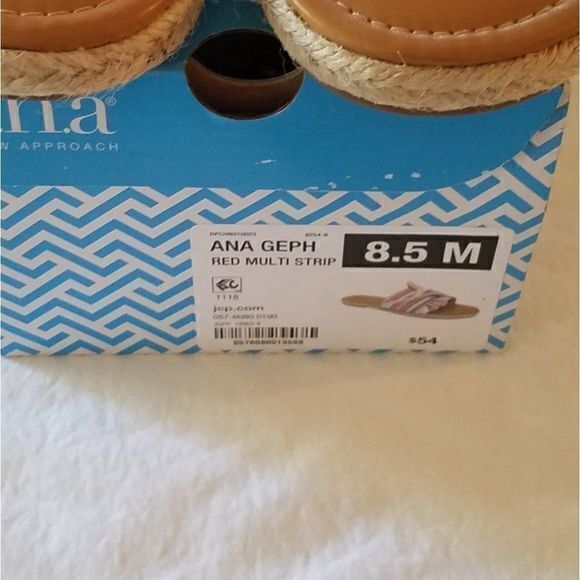 3 for‎ $18 A.N.A. Geph Flat Sandals MultiColor 8.5M NIB - Picture 5 of 5